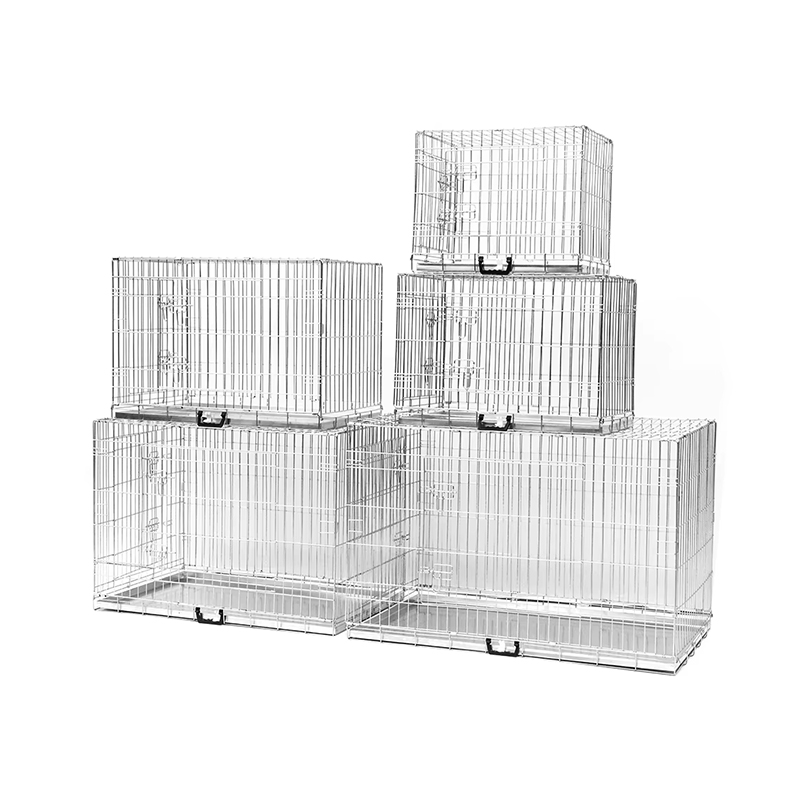Cușcă de câine metalic din sârmă pliabilă Cușcă de câine metalic din sârmă pliabilă