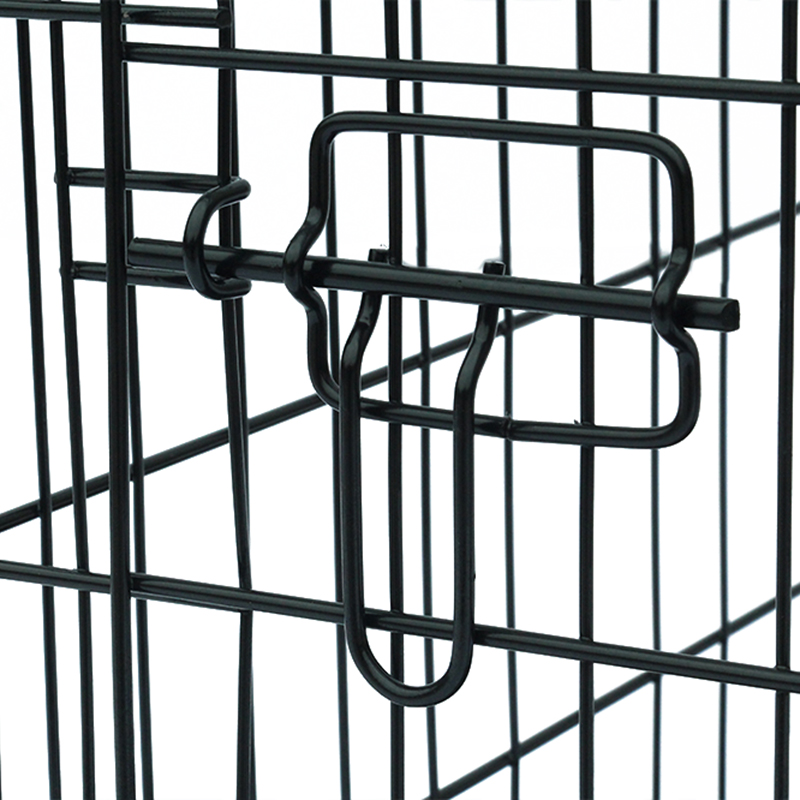 Cușcă de câine metalic din sârmă pliabilă Cușcă de câine metalic din sârmă pliabilă