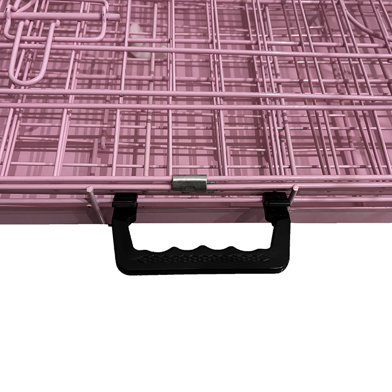 Cușcă de câine metalic din sârmă pliabilă Cușcă de câine metalic din sârmă pliabilă