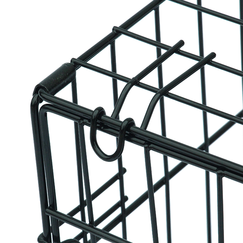 Cușcă de câine metalic din sârmă pliabilă Cușcă de câine metalic din sârmă pliabilă