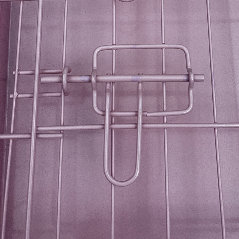 Cușcă de câine metalic din sârmă pliabilă Cușcă de câine metalic din sârmă pliabilă