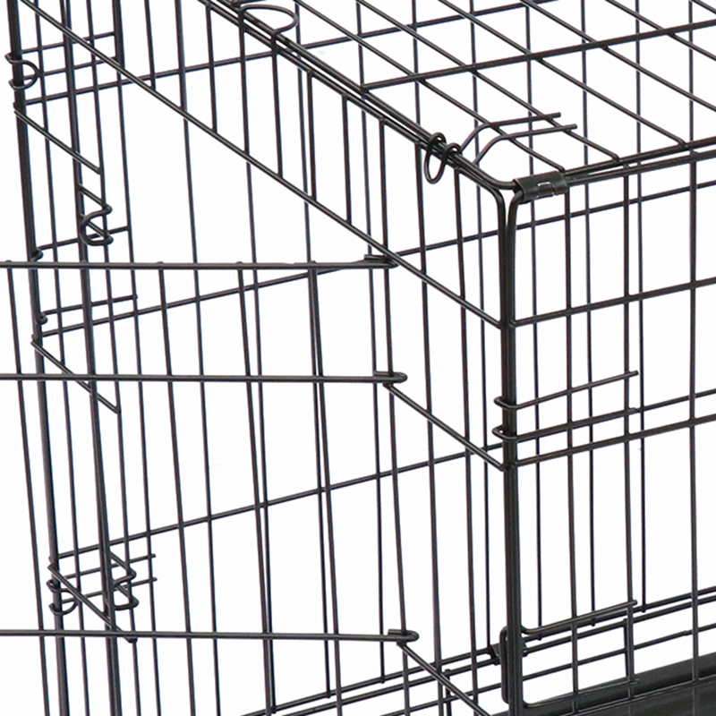 Cușcă de câine metalic din sârmă pliabilă Cușcă de câine metalic din sârmă pliabilă
