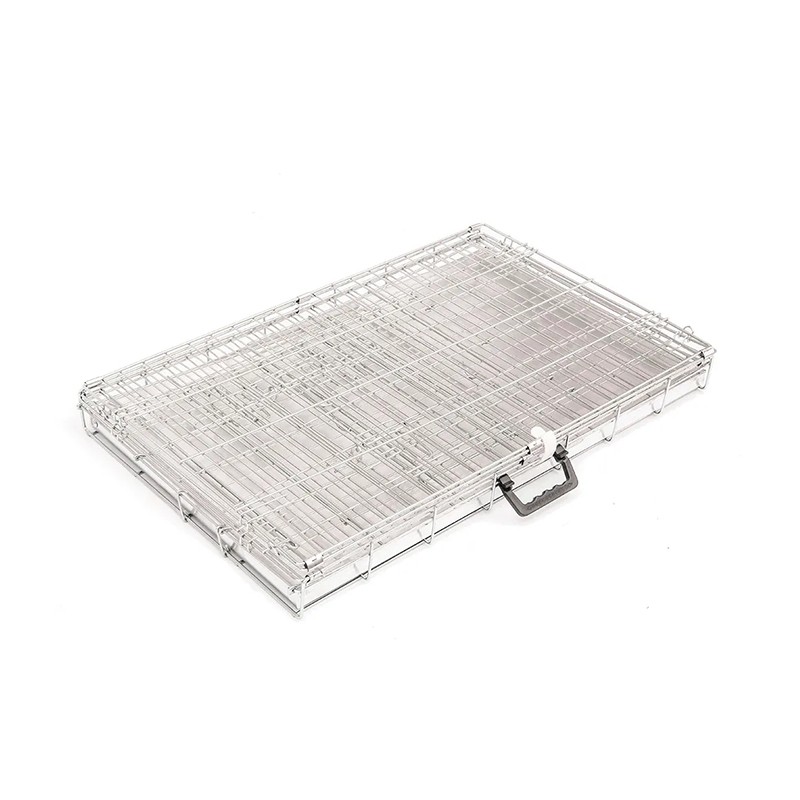 Cușcă de câine metalic din sârmă pliabilă Cușcă de câine metalic din sârmă pliabilă