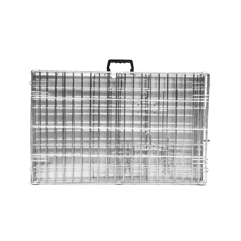 Cușcă de câine metalic din sârmă pliabilă Cușcă de câine metalic din sârmă pliabilă