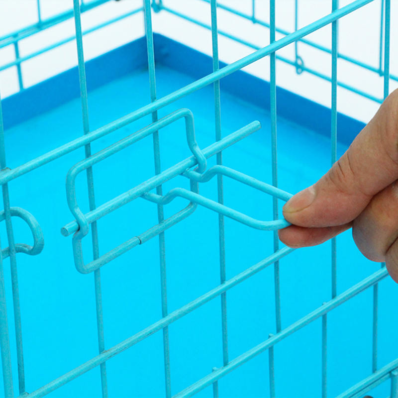 Cușcă de câine metalic din sârmă pliabilă Cușcă de câine metalic din sârmă pliabilă