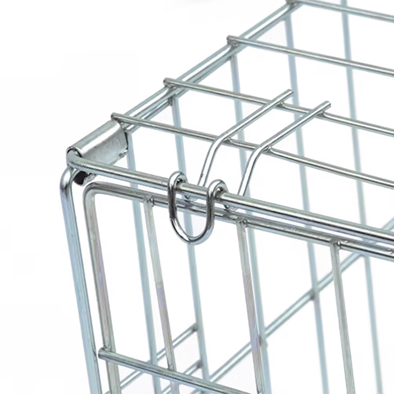 Cușcă de câine metalic din sârmă pliabilă Cușcă de câine metalic din sârmă pliabilă