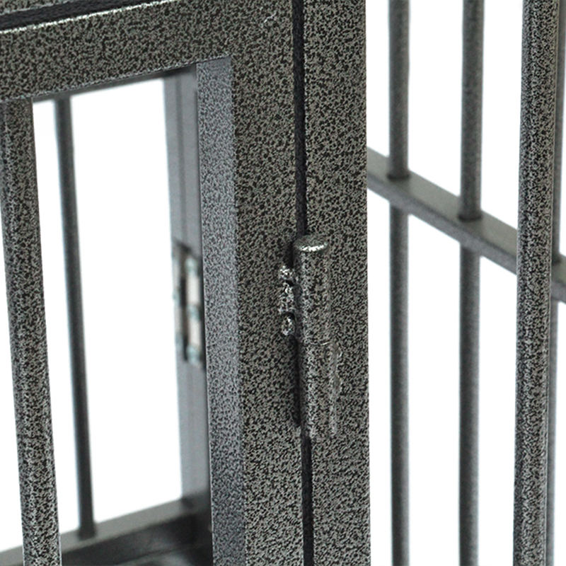 Deschideți cușcă pentru câini metalici cu tub greoi Deschideți cușcă pentru câini metalici cu tub greoi