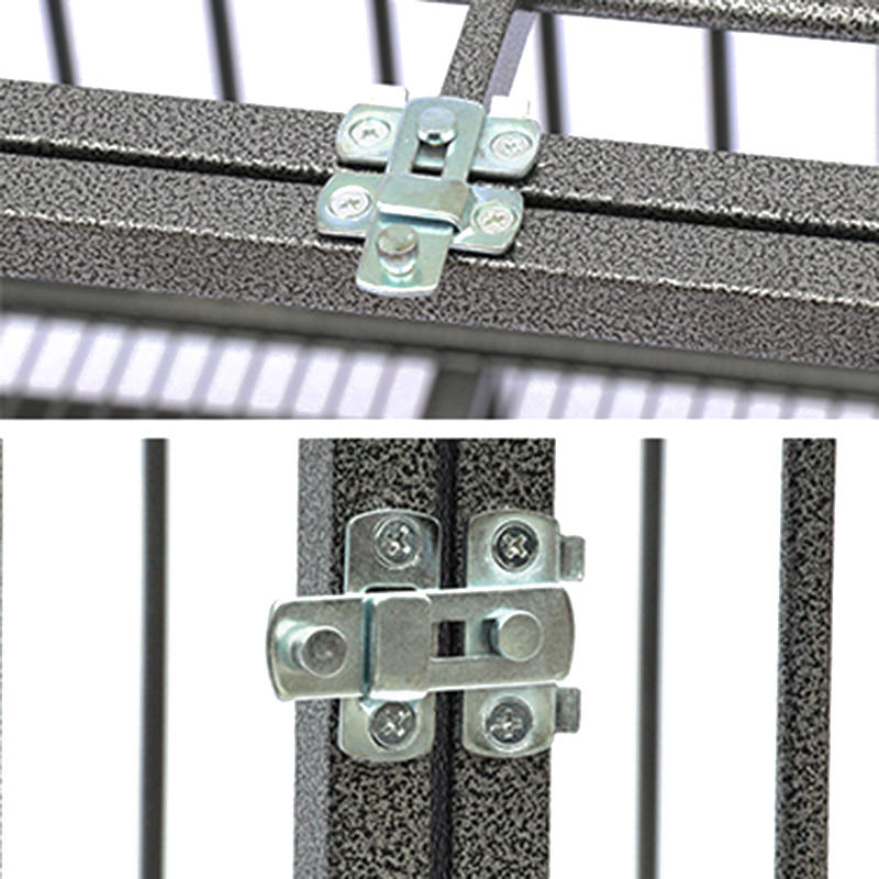 Deschideți cușcă pentru câini metalici cu tub greoi Deschideți cușcă pentru câini metalici cu tub greoi