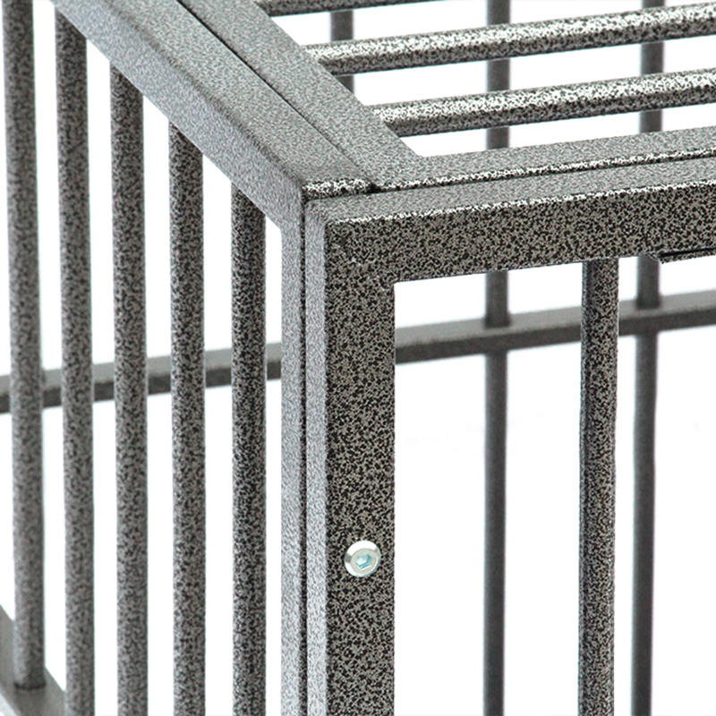 Deschideți cușcă pentru câini metalici cu tub greoi Deschideți cușcă pentru câini metalici cu tub greoi