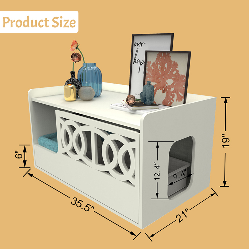 Toaletă ascunsă carcasă toaletă dulap de gunoi mobilier pentru pisici Toaletă ascunsă carcasă toaletă dulap de gunoi mobilier pentru pisici