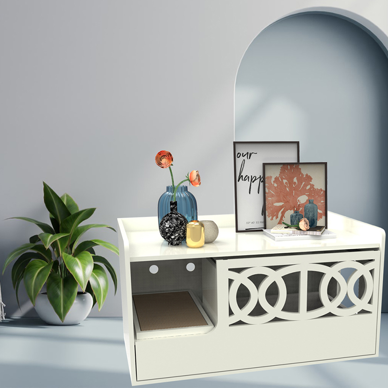 Toaletă ascunsă carcasă toaletă dulap de gunoi mobilier pentru pisici Toaletă ascunsă carcasă toaletă dulap de gunoi mobilier pentru pisici