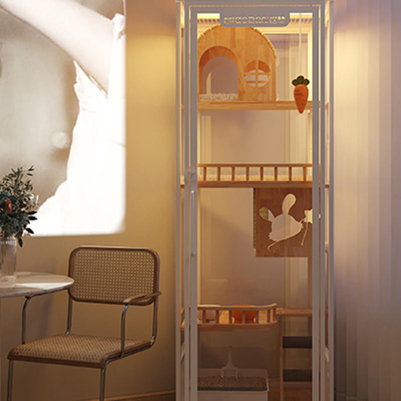 Turnul panoramic interior Villa din lemn din lemn mare dulap de incintă pentru pisici pentru pisici Turnul panoramic interior Villa din lemn din lemn mare dulap de incintă pentru pisici pentru pisici