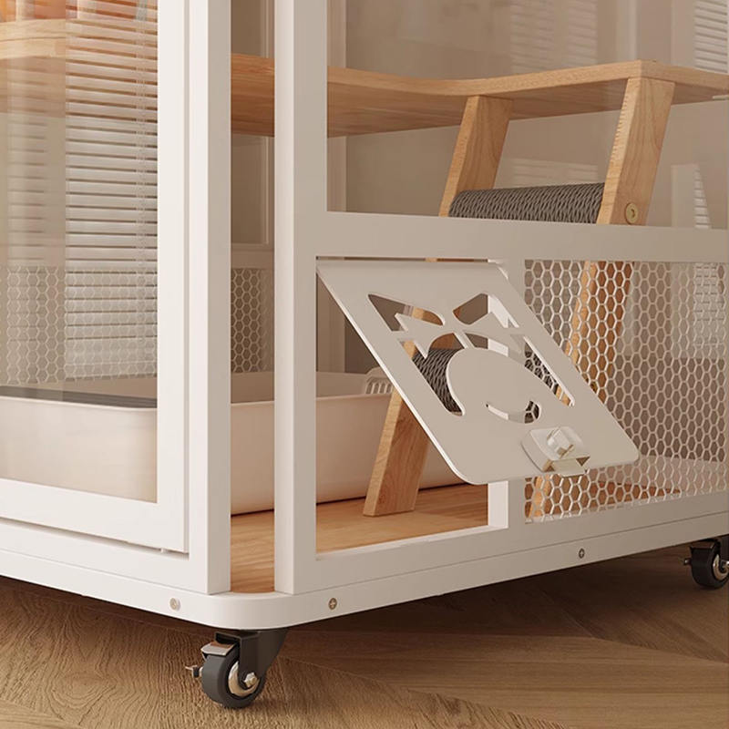 Turnul panoramic interior Villa din lemn din lemn mare dulap de incintă pentru pisici pentru pisici Turnul panoramic interior Villa din lemn din lemn mare dulap de incintă pentru pisici pentru pisici