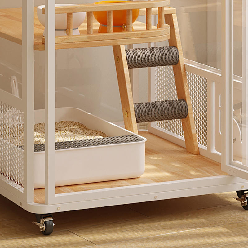 Turnul panoramic interior Villa din lemn din lemn mare dulap de incintă pentru pisici pentru pisici Turnul panoramic interior Villa din lemn din lemn mare dulap de incintă pentru pisici pentru pisici