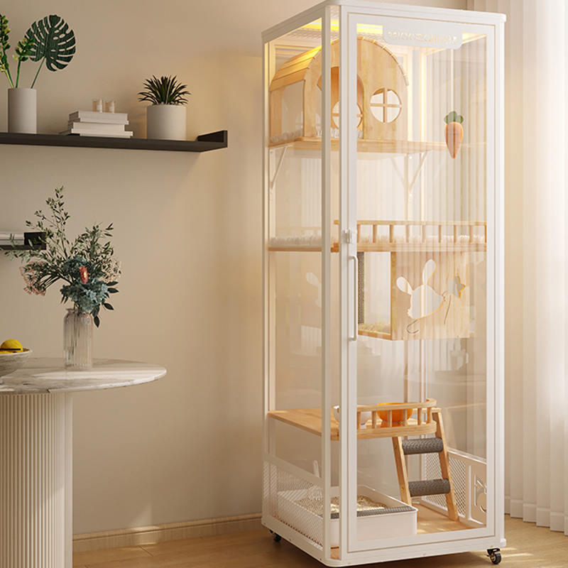 Turnul panoramic interior Villa din lemn din lemn mare dulap de incintă pentru pisici pentru pisici Turnul panoramic interior Villa din lemn din lemn mare dulap de incintă pentru pisici pentru pisici