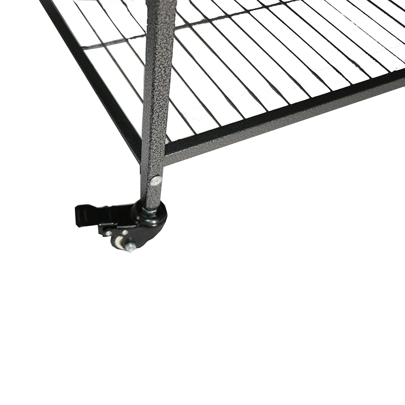 Mare mare duty 2/3/4-nivel cu cușcă de pisică cu tub de interior metal cu roți cu roți Mare mare duty 2/3/4-nivel cu cușcă de pisică cu tub de interior metal cu roți cu roți