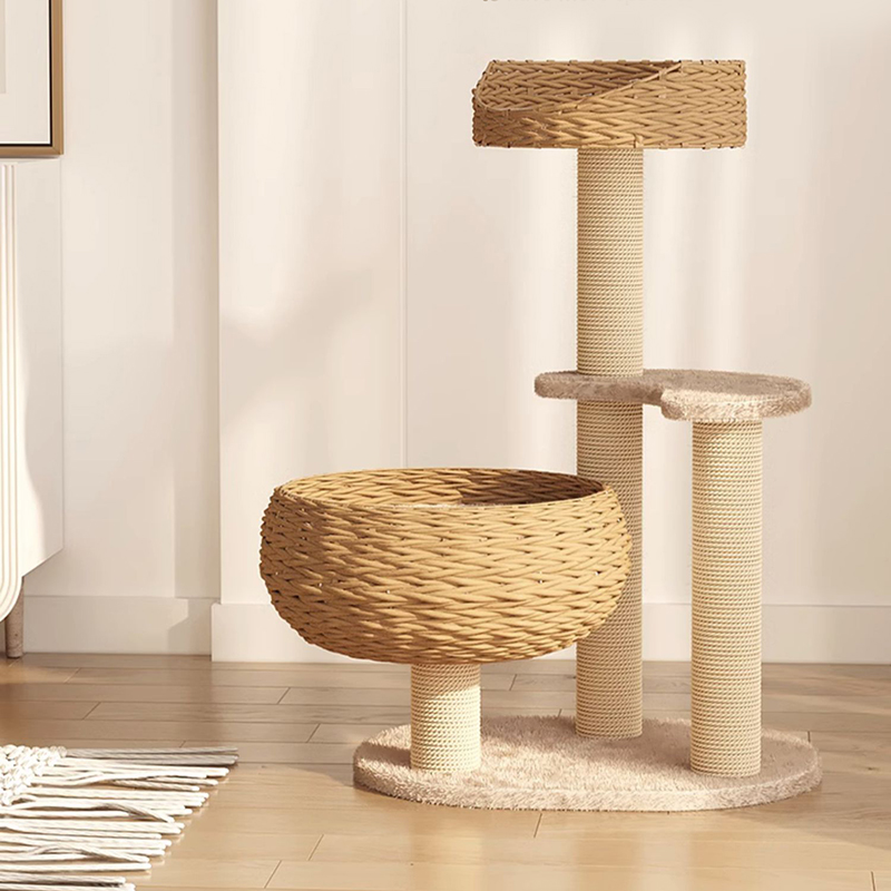 Turnul modern de hârtie Kraft, țesut, zgârietor poștă poștă Turnul modern de hârtie Kraft, țesut, zgârietor poștă poștă