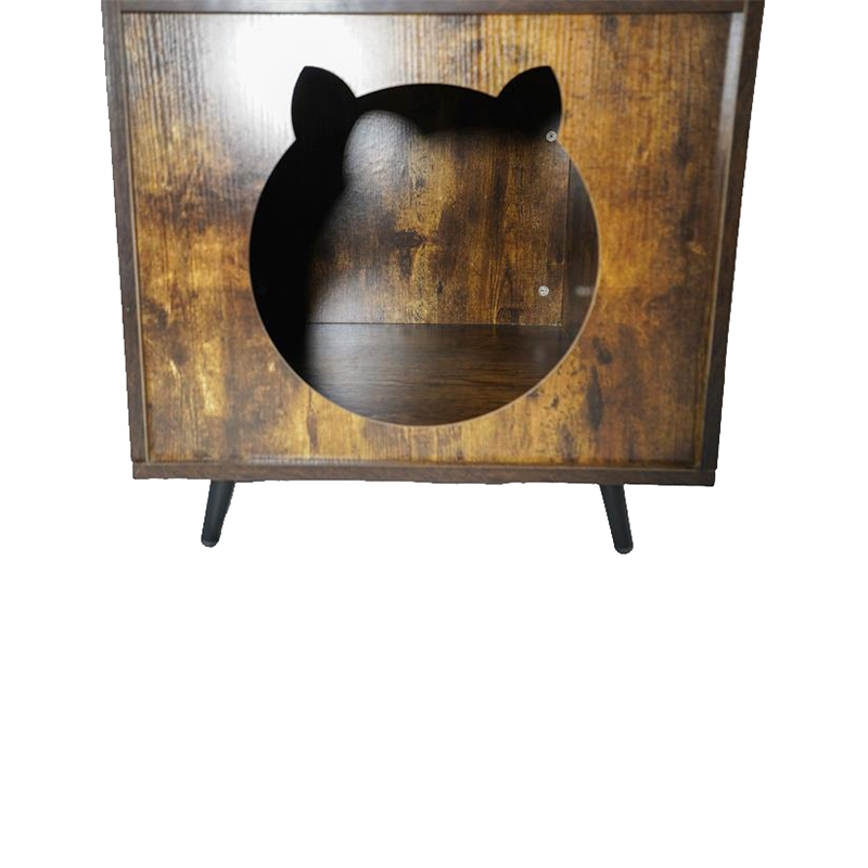 Mobilier în formă de televizor cu cușcă pentru pisici cu dulap de gunoi pentru sertare Mobilier în formă de televizor cu cușcă pentru pisici cu dulap de gunoi pentru sertare