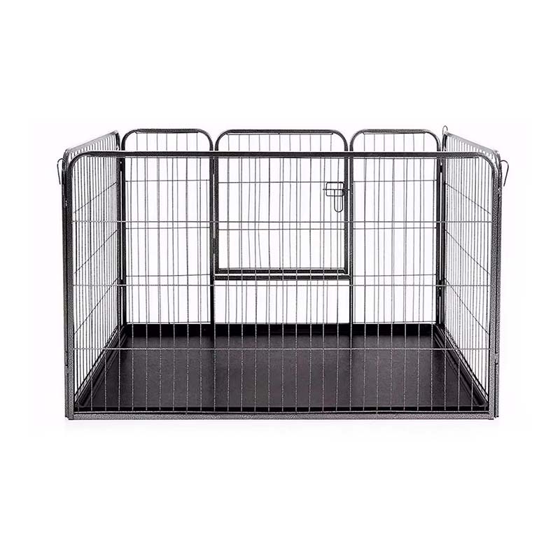 Playpen pentru câini metalici cu tub pliabil