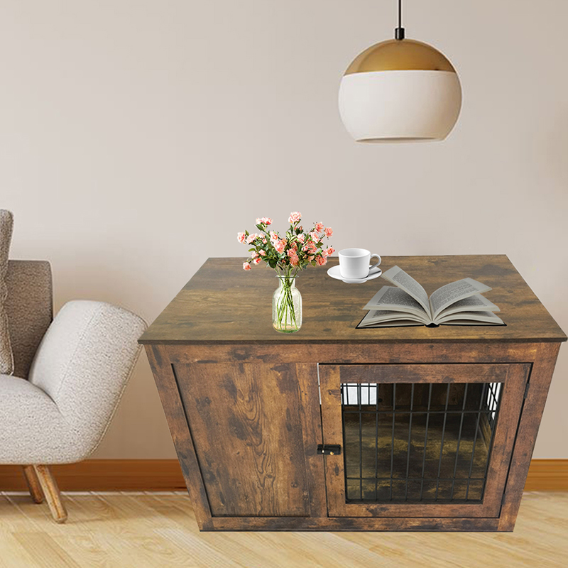 Ușă dublă mobilă rustică din lemn cușcă în stil Ușă dublă mobilă rustică din lemn cușcă în stil