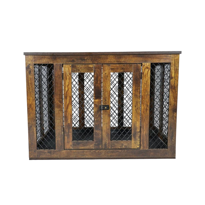 Mobilier interior în stil din metal din lemn cuști mari pentru câini