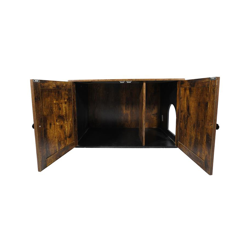 Pisici de mobilier interior cușcă cu dulap de gunoi de divizor Pisici de mobilier interior cușcă cu dulap de gunoi de divizor