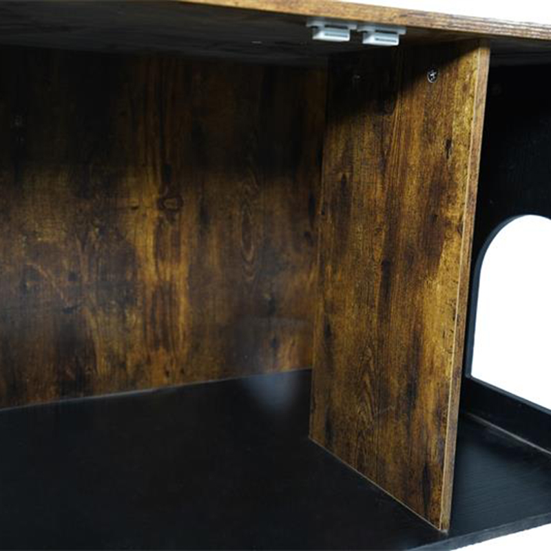 Pisici de mobilier interior cușcă cu dulap de gunoi de divizor Pisici de mobilier interior cușcă cu dulap de gunoi de divizor