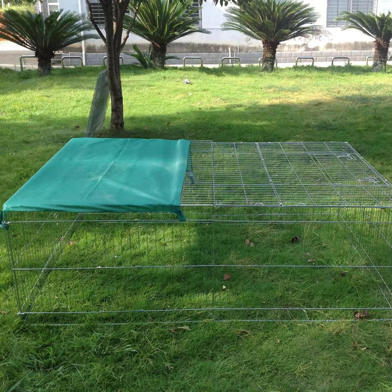 Playpen pentru câini metalici din sârmă pliabilă cu capac superior Playpen pentru câini metalici din sârmă pliabilă cu capac superior