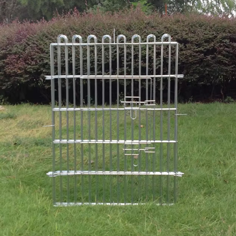 Playpen pentru câini metalici din sârmă pliabilă cu capac superior Playpen pentru câini metalici din sârmă pliabilă cu capac superior