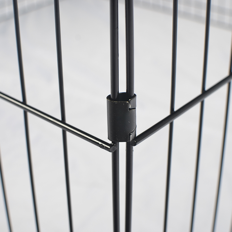 4 panouri pliabile pentru câini metalici de sârmă 4 panouri pliabile pentru câini metalici de sârmă