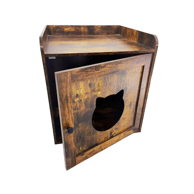 Masă laterală interioară Litter Dulap Mobilier Stilul pisicilor Pisici cușcă Masă laterală interioară Litter Dulap Mobilier Stilul pisicilor Pisici cușcă