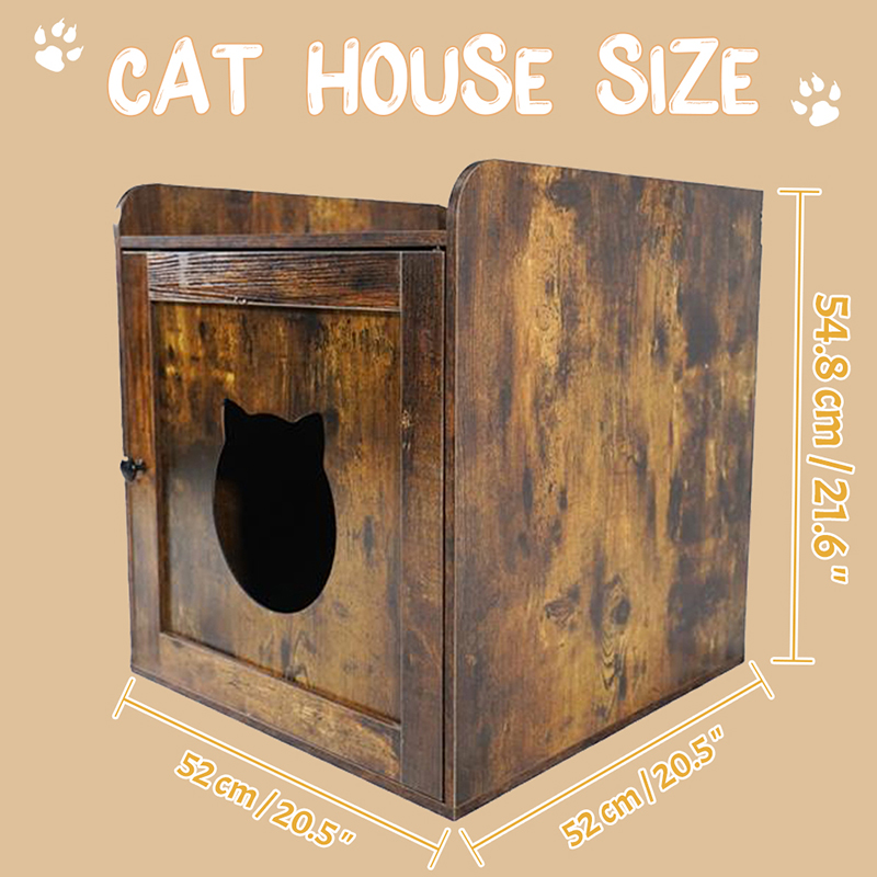 Masă laterală interioară Litter Dulap Mobilier Stilul pisicilor Pisici cușcă Masă laterală interioară Litter Dulap Mobilier Stilul pisicilor Pisici cușcă