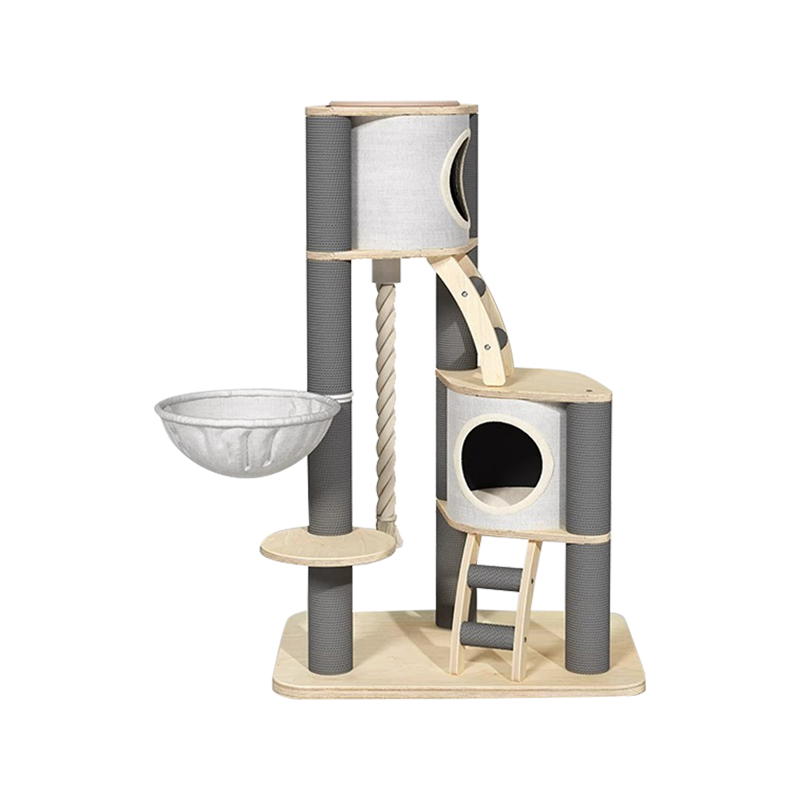 Podea turn până la tavan, cadru de cățărare din lemn solid